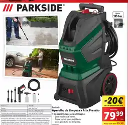 Lidl Parkside - apaetto de limpeza alta pressão promoção