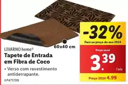 Lidl com - tapete de entrada em fibra de coco promoção