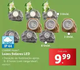 Lidl Luzes solares led promoção