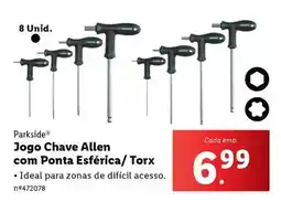 Lidl com - jogo chave allen com ponta esférica/ torx promoção