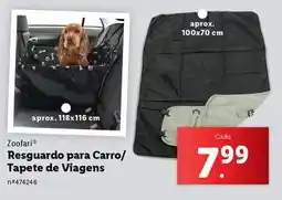 Lidl Resguardo para carro/tapete de viagens promoção