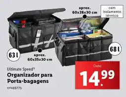 Lidl com - organizador para porta-baagens promoção