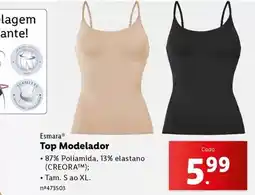 Lidl Top modelador promoção