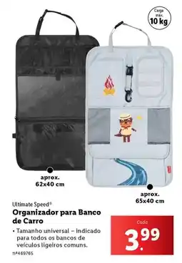 Lidl Organizador para banco de carro promoção