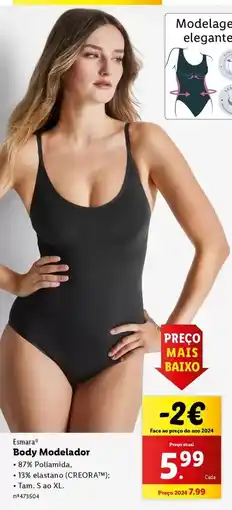 Lidl Body modelador promoção