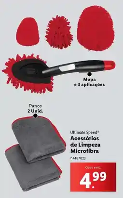 Lidl Acesorios de limpeza microfibra promoção
