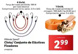 Lidl Lg - cinta/ conjunto de elásticos fixadores promoção