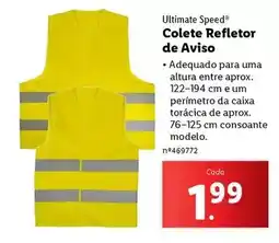 Lidl Colete relletor de aviso promoção
