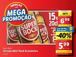 Lidl Super bock - cerveja mini pack economico promoção