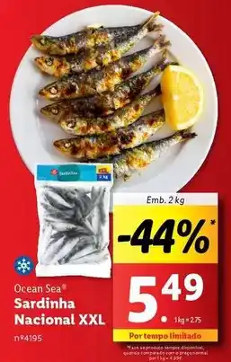 Lidl Ocean sea - sardinha nacional xxl promoção