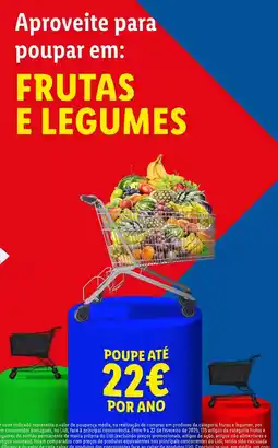 Lidl Valor - aproveite para poupar em: frutas e legumes promoção