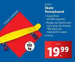 Lidl Crivit - skate pennyboard promoção