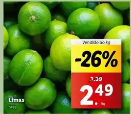 Lidl Limas promoção