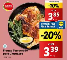 Lidl Portugal - frango temperado para churrasco promoção