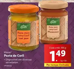Lidl Vitasia - pasta de caril promoção