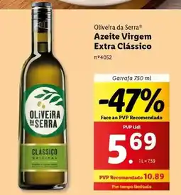 Lidl Oliveira da serra - aceite virgem extra clasico promoção