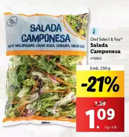 Lidl Chef select - salada camponesa promoção