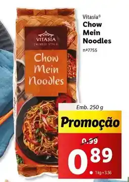 Lidl Vitasia - chow mein noodles promoção