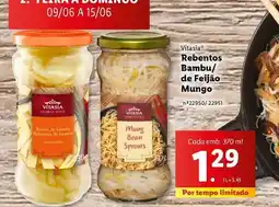 Lidl Vitasia - rebentos de feijão mungo promoção