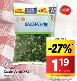Lidl Chef select - caldo verde xxl promoção