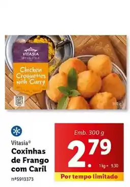 Lidl Vitasia - coxinhas de frango com caril promoção