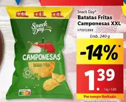 Lidl Snack day - batatas fritas promoção