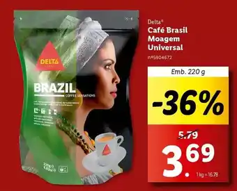 Lidl Delta - café brasil moagem universal promoção