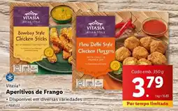 Lidl Vitasia - aperitivos de frango promoção