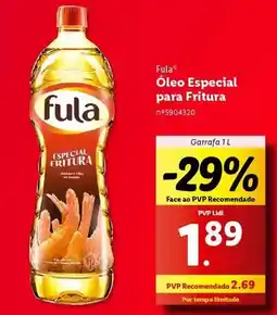 Lidl Fula - oleo especial para fritura promoção