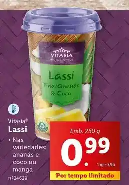 Lidl Vitasia - lassi promoção