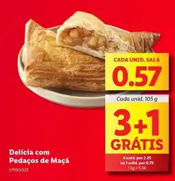 Lidl A+ - delícia com pedaços de maçã promoção