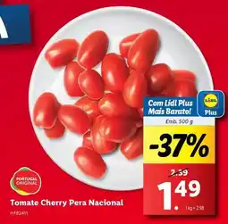 Lidl com - tomate cherry pera nacional promoção