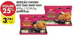 Pingo Doce Iglo - refecão chicken rice take away promoção