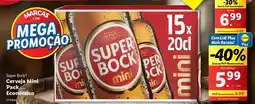 Lidl Super bock - cerveja mini pack promoção