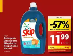 Lidl Lidl - detergente liquido para maquina da roupa sabao natural promoção