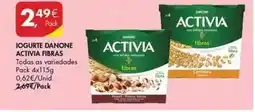 Pingo Doce Danone - iogurte activia fibras promoção
