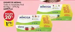 Pingo Doce Mimosa - iogurte de aromas promoção