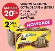 Pingo Doce A+ - sobremesa panna cotta de cafe a leiteira promoção
