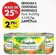 Pingo Doce Bonduelle - ervilhas e cenouras promoção