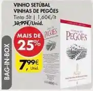 Pingo Doce Vinhas de pegões - vinho setúbal promoção