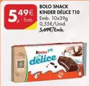 Pingo Doce Kinder - bolo snack délice promoção