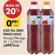 Pingo Doce Pingo doce - iced tea zero promoção