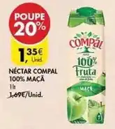 Pingo Doce Compal - néctar 100% maçã promoção