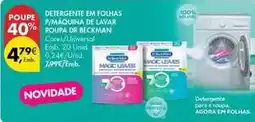 Pingo Doce A+ - detergente em folhas p/maquina de lavar roupa promoção