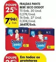 Pingo Doce Dodot - fraldas pants promoção