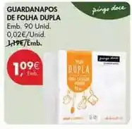 Pingo Doce Pingo doce - guardanapos de folha dupla promoção