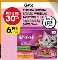 Pingo Doce Whiskas - gato comida humida p/gato promoção