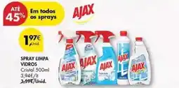 Pingo Doce Ajax - spray limpa promoção