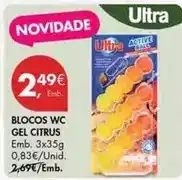 Pingo Doce Blocos wc gel citrus promoção