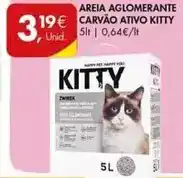 Pingo Doce Areia aglomerante carvão ativo promoção